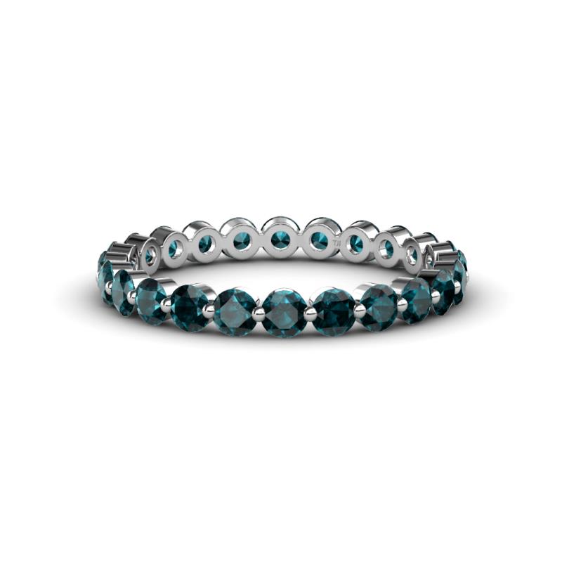 Valerie 2.70 mm London Blue Topaz Eternity Band 