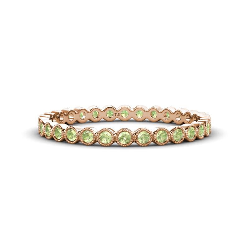 Arria 2.00 mm Peridot Eternity Band 