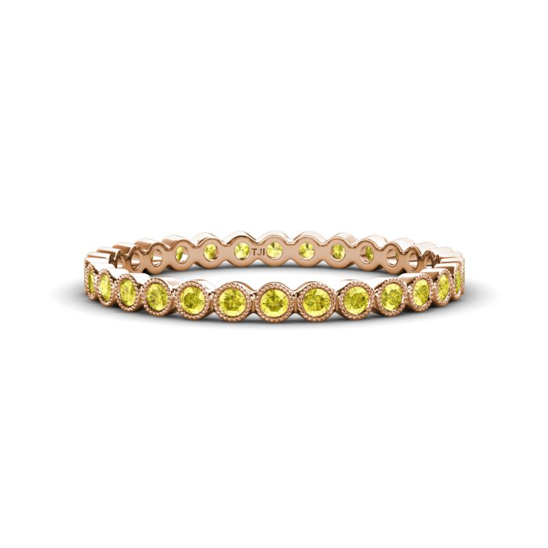 Arria 2.00 mm Yellow Sapphire Eternity Band 