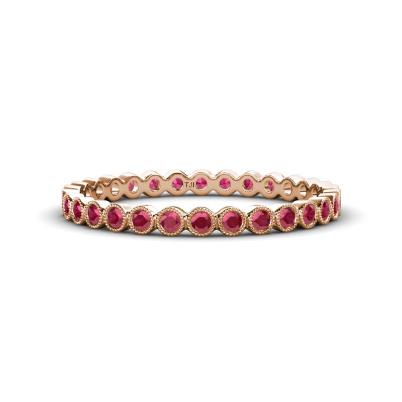 Arria 2.00 mm Ruby Eternity Band 