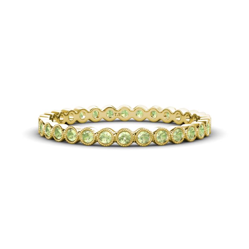 Arria 2.00 mm Peridot Eternity Band 