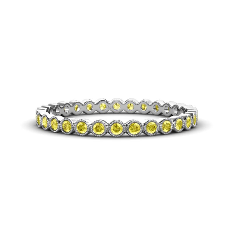 Arria 2.00 mm Yellow Sapphire Eternity Band 