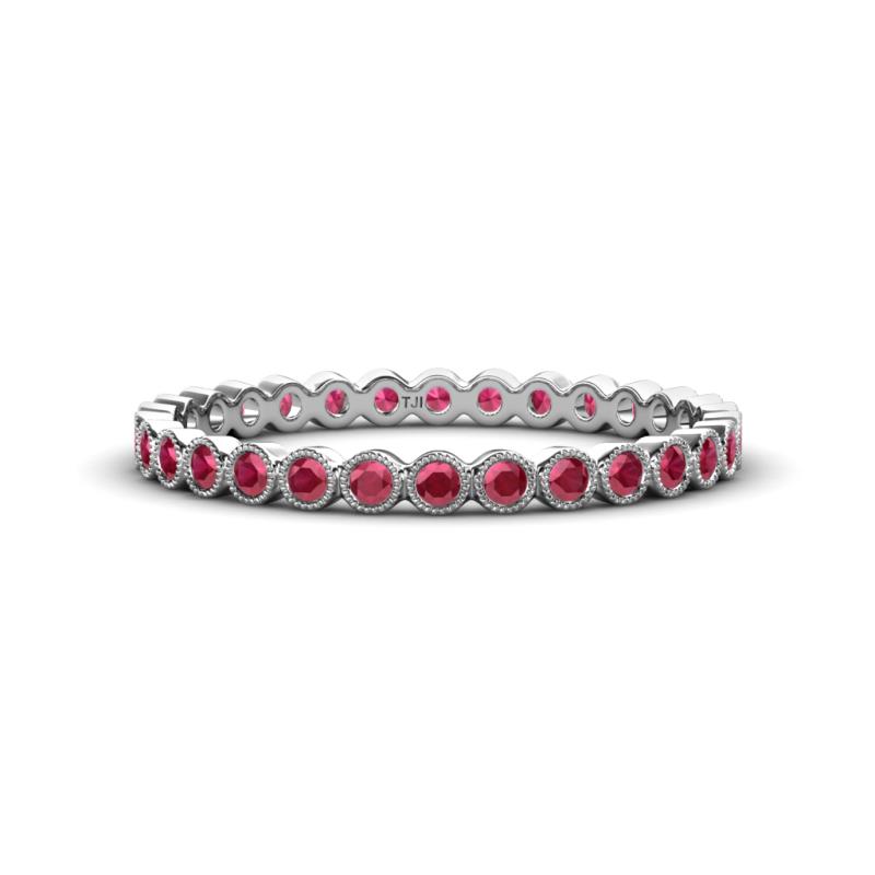 Arria 2.00 mm Ruby Eternity Band 