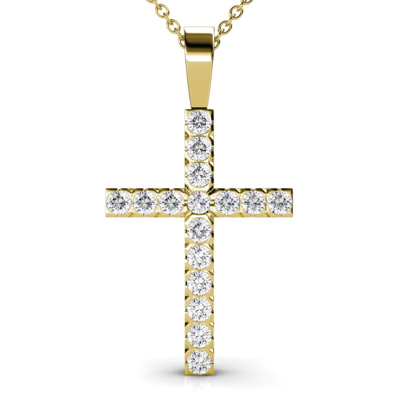 Aja Diamond Cross Pendant 