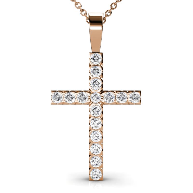 Aja Diamond Cross Pendant 