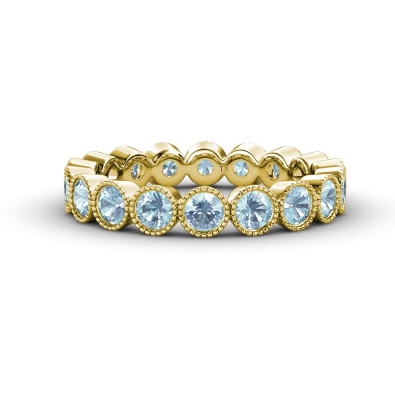 Arria 3.00 mm Aquamarine Eternity Band 