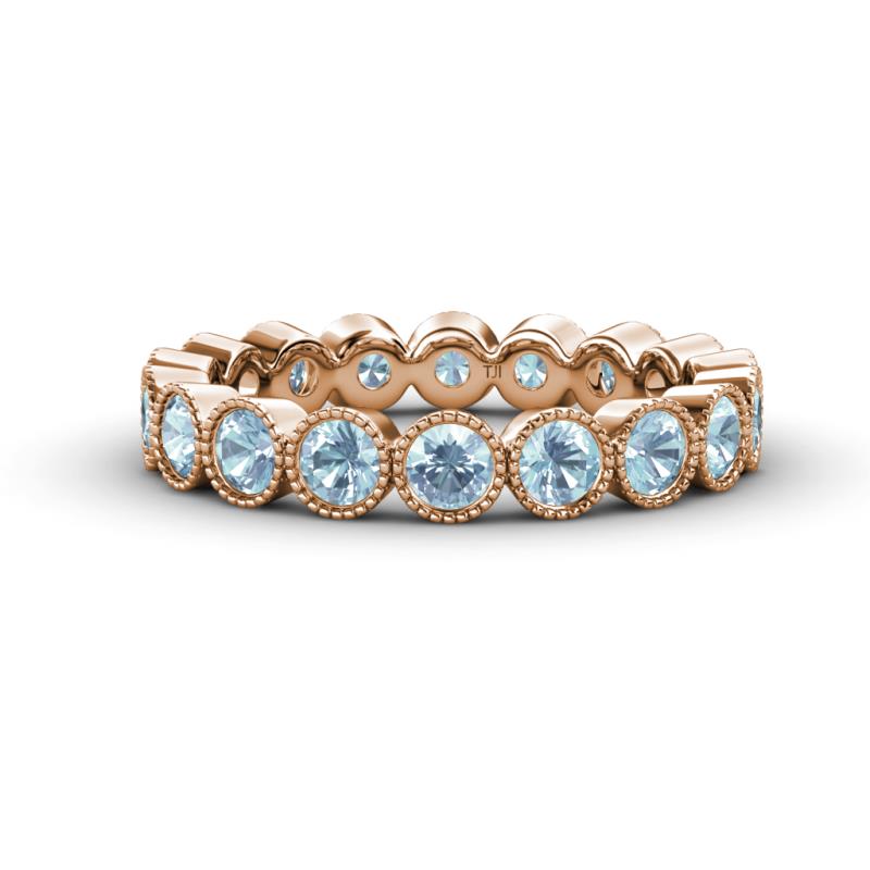 Arria 3.00 mm Aquamarine Eternity Band 