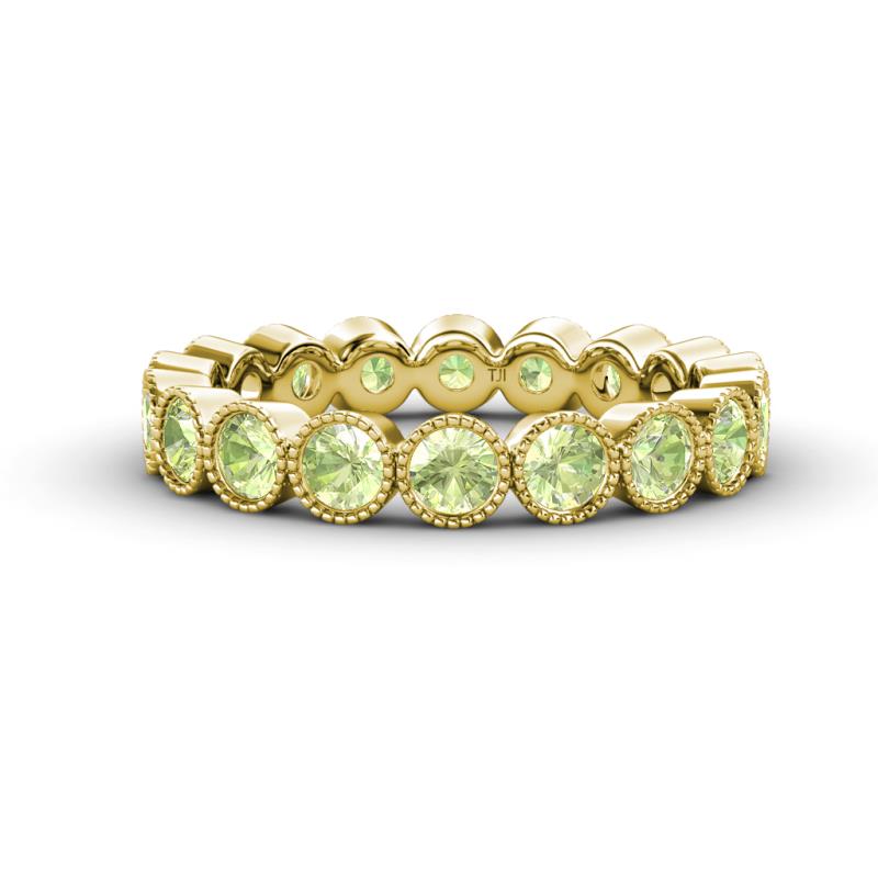 Arria 3.00 mm Peridot Eternity Band 