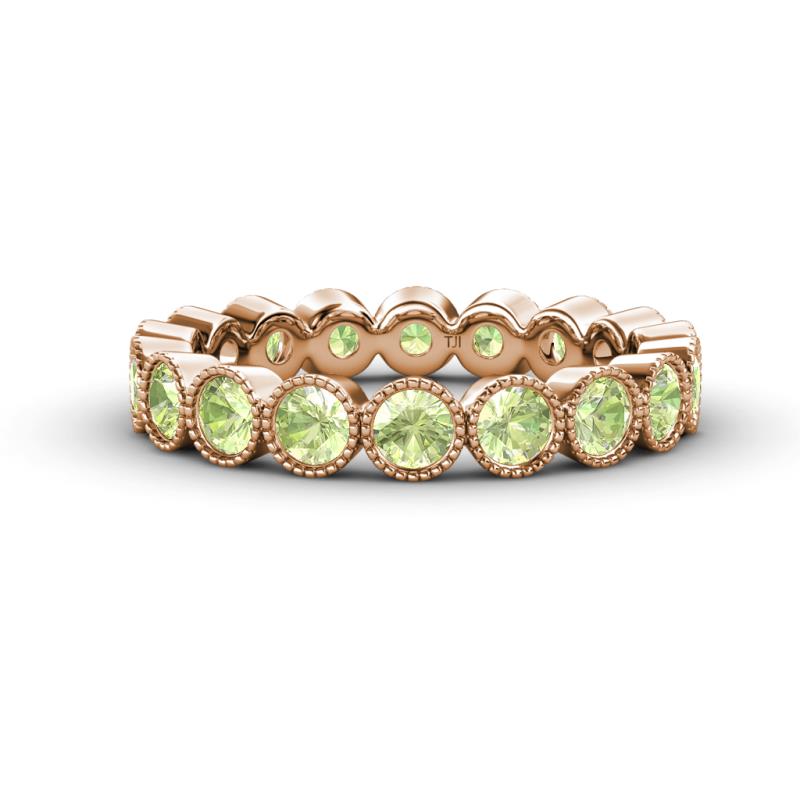 Arria 3.00 mm Peridot Eternity Band 