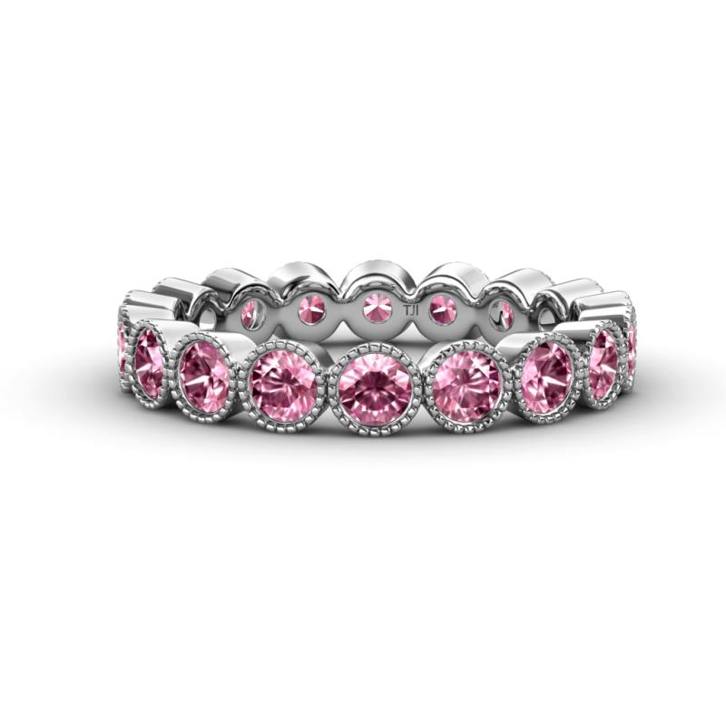 Arria 3.00 mm Pink Tourmaline Eternity Band 