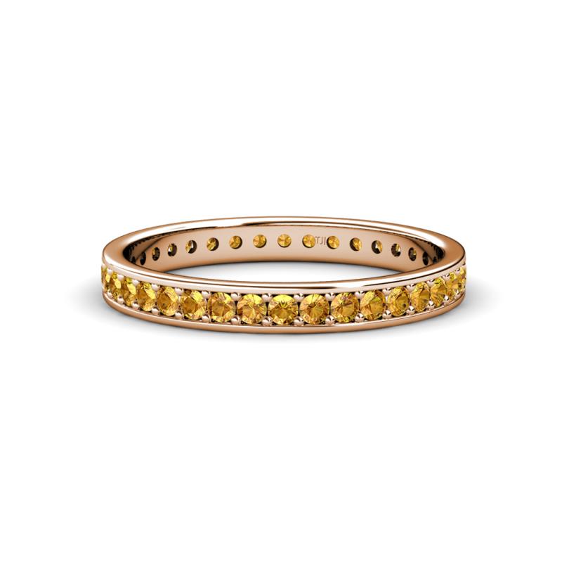 Livia 1.70 mm Citrine Eternity Band 