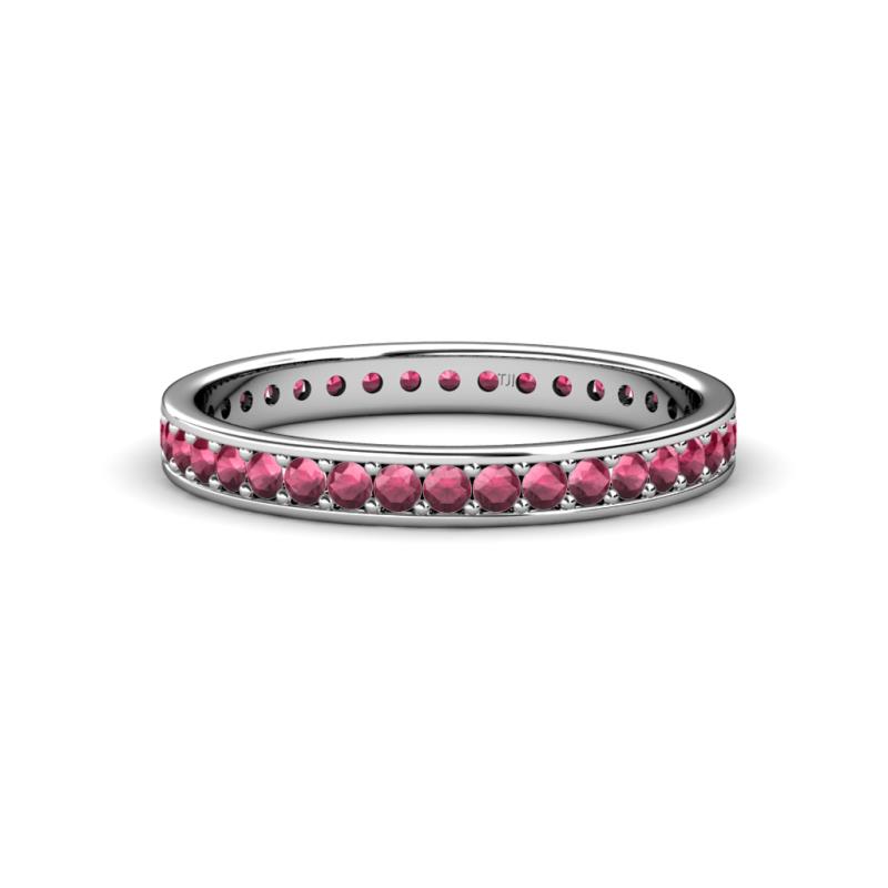 Livia 1.70 mm Rhodolite Garnet Eternity Band 