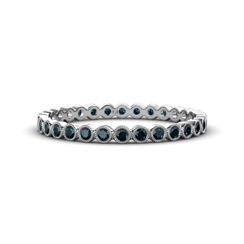 Arria 2.00 mm Blue Diamond Eternity Band 