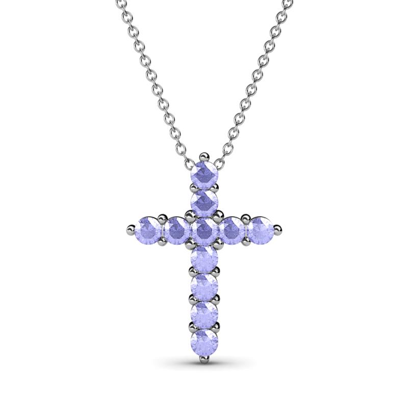 Abella Tanzanite Cross Pendant 