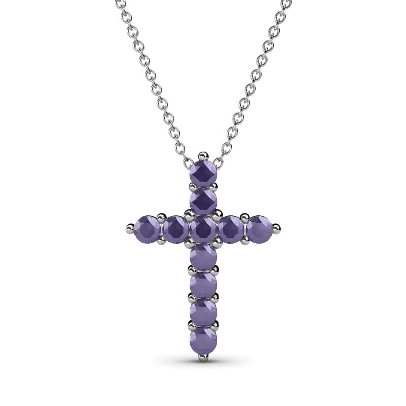 Abella Iolite Cross Pendant 