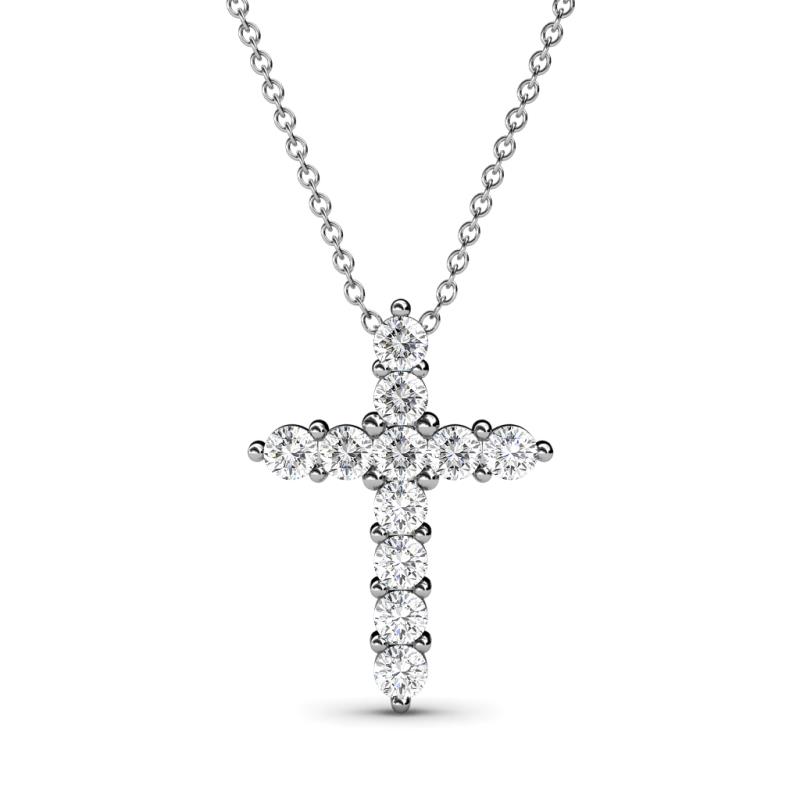 Abella Diamond Cross Pendant 