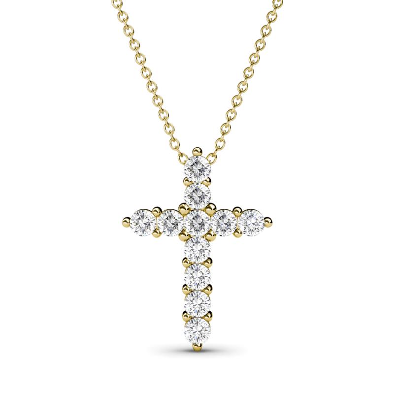 Abella Diamond Cross Pendant 