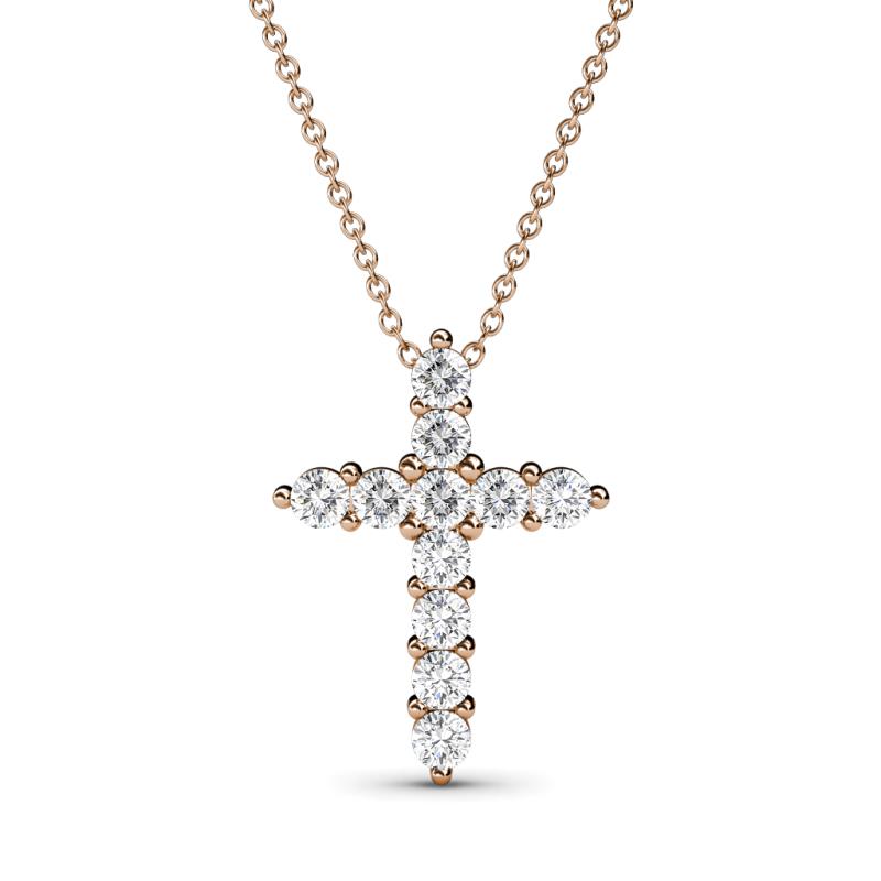Abella Diamond Cross Pendant 
