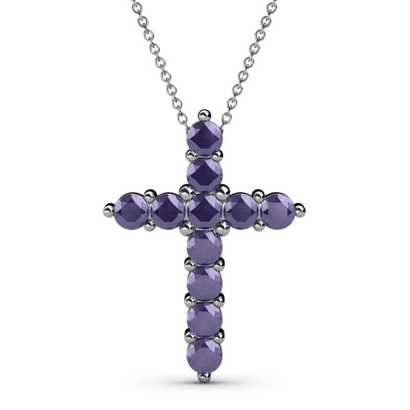 Abella Iolite Cross Pendant 