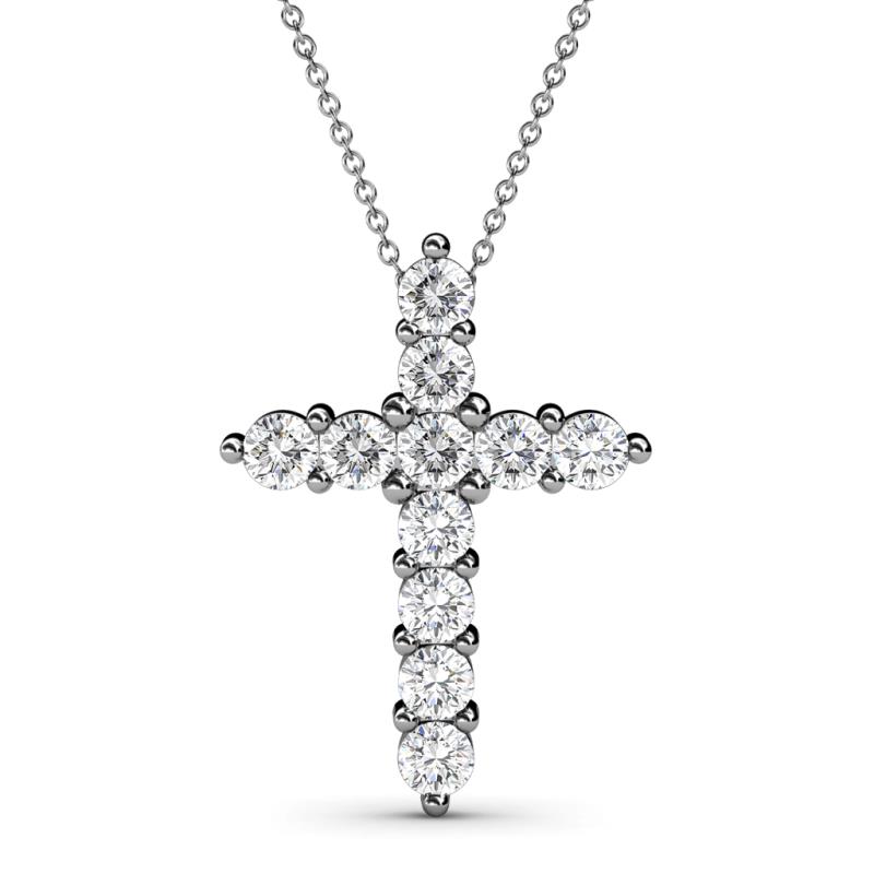 Abella Diamond Cross Pendant 