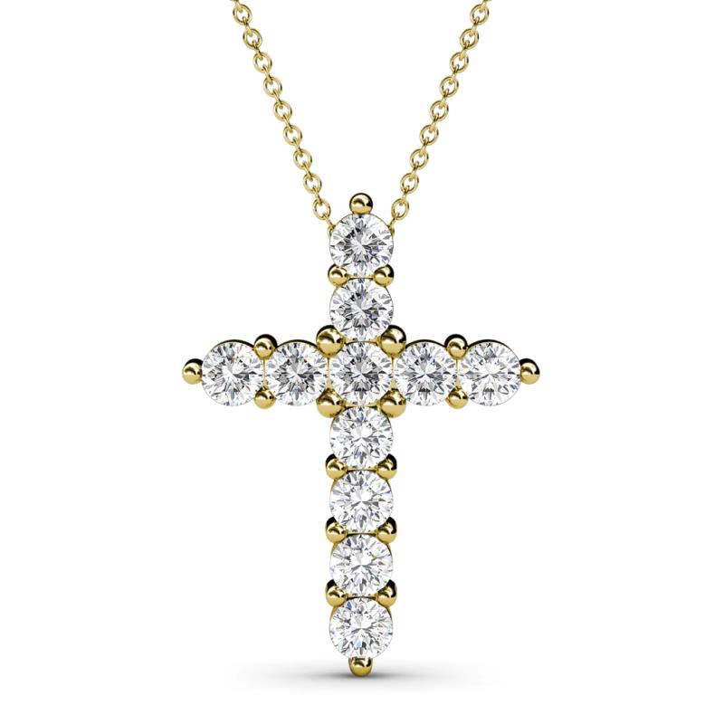 Abella Diamond Cross Pendant 