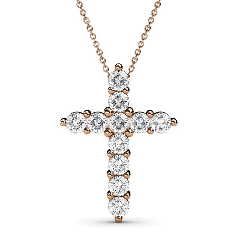 Abella Diamond Cross Pendant 