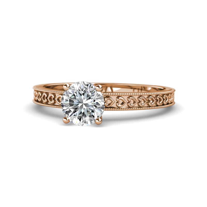 Janina Classic Diamond Solitaire Engagement Ring 