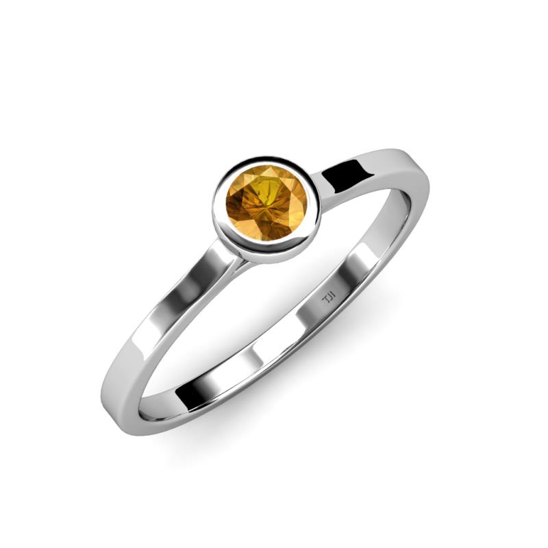 Natare Citrine Solitaire Ring  