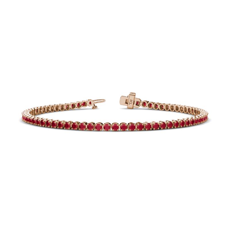 Izarra 2.30 mm Ruby Eternity Tennis Bracelet 