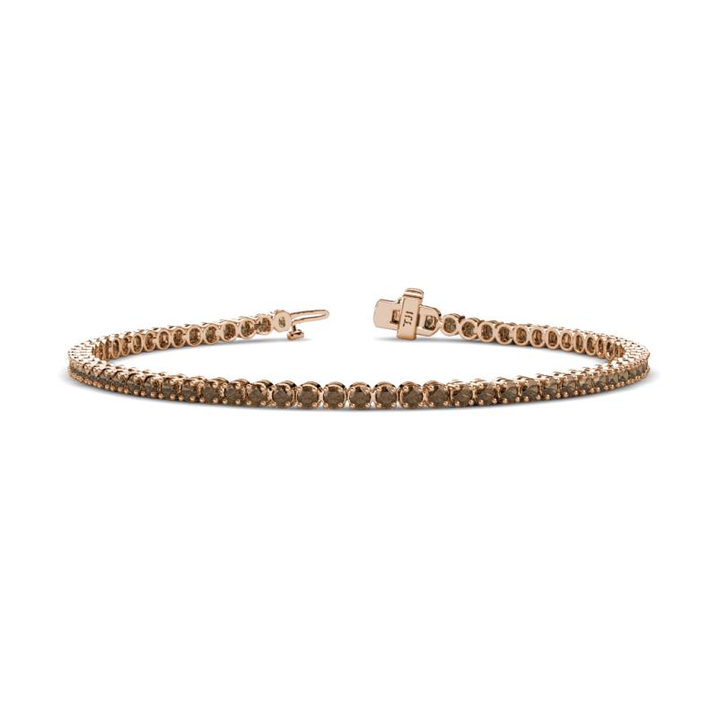 Izarra 2.30 mm Smoky Quartz Eternity Tennis Bracelet 