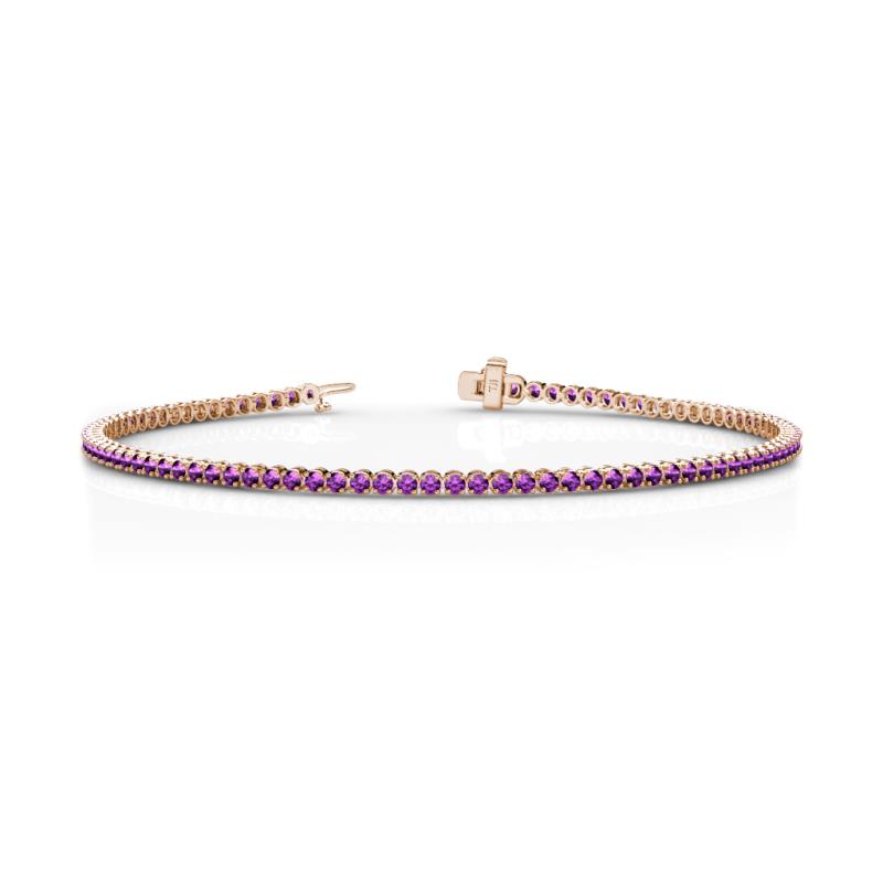 Izarra 2.00 mm Amethyst Eternity Tennis Bracelet 