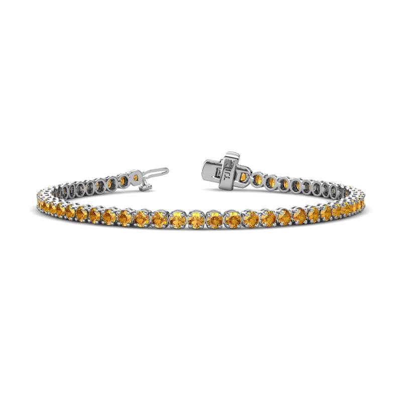 Izarra 2.90 mm Citrine Eternity Tennis Bracelet 