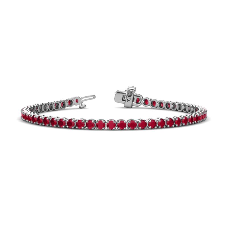 Izarra 2.90 mm Ruby Eternity Tennis Bracelet 