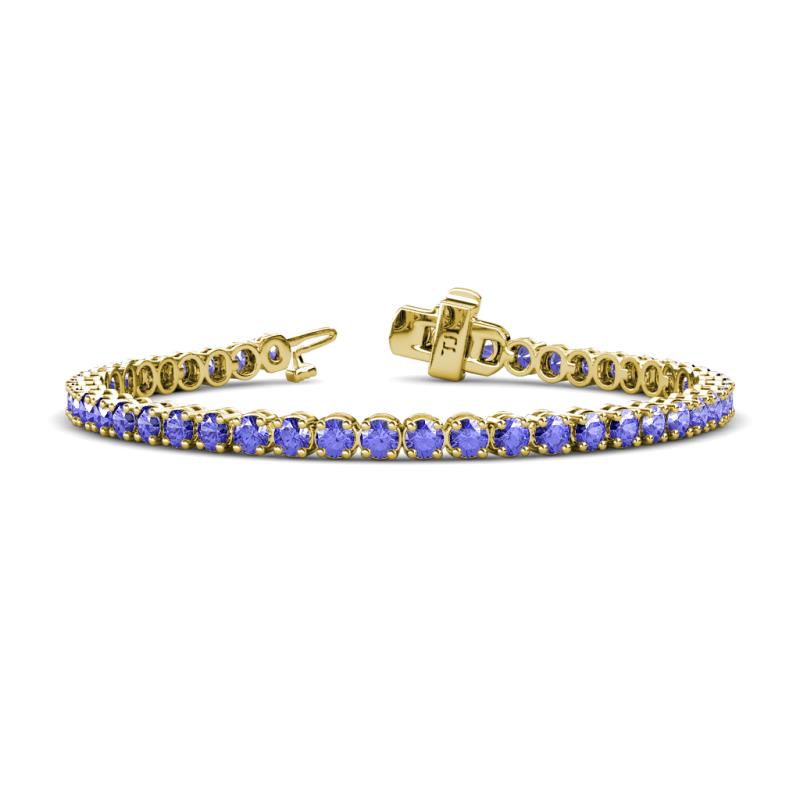 Izarra 3.70 mm Tanzanite Eternity Tennis Bracelet 