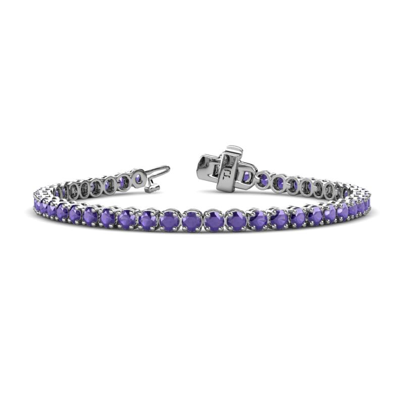 Izarra 3.90 mm Iolite Eternity Tennis Bracelet 
