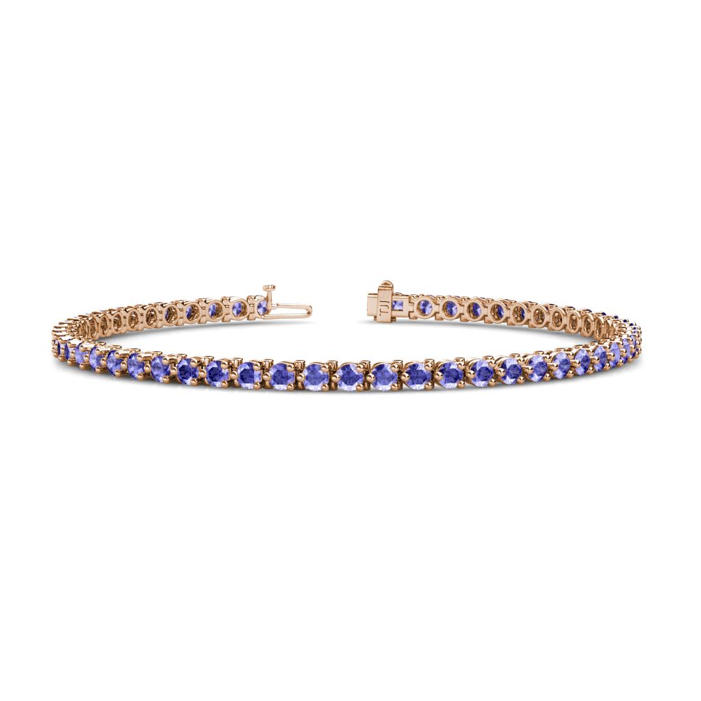 Cliona 3.00 mm Tanzanite Eternity Tennis Bracelet 
