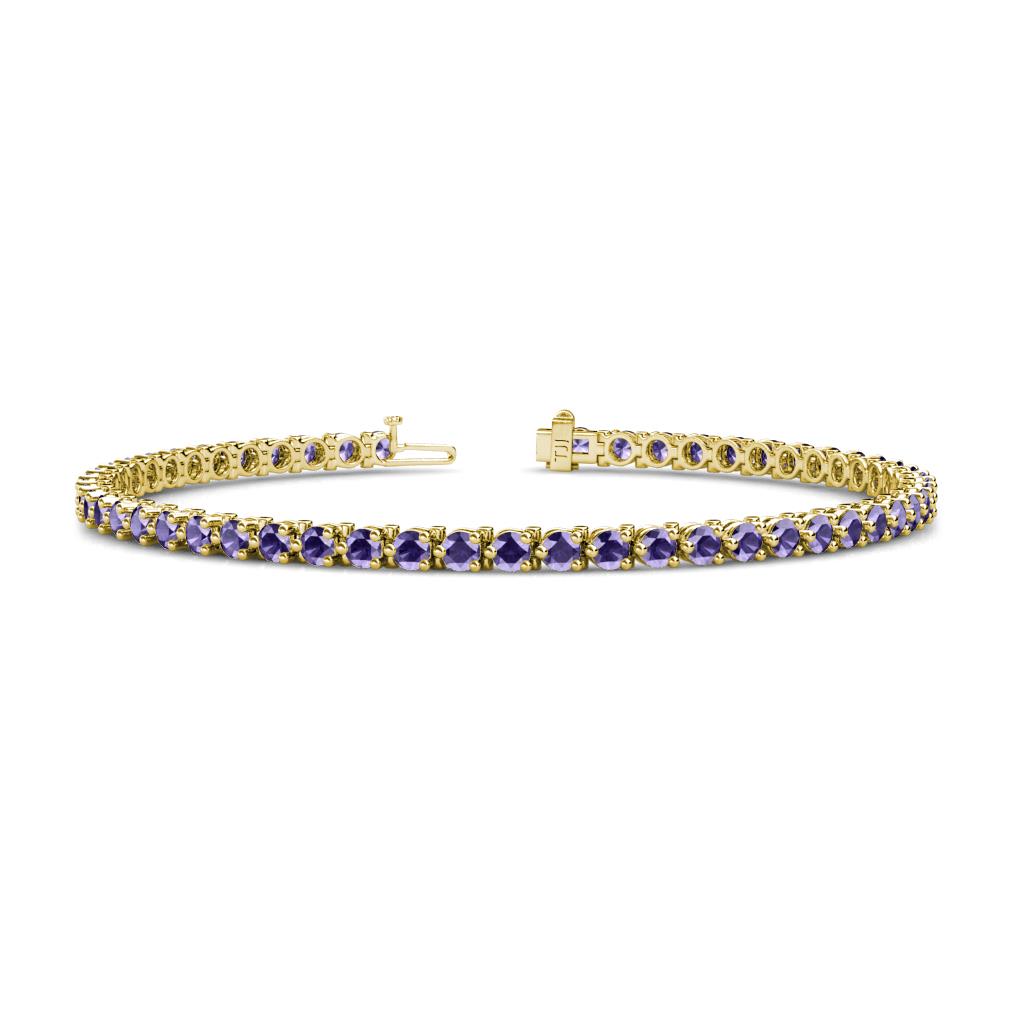 Cliona 3.00 mm Iolite Eternity Tennis Bracelet 