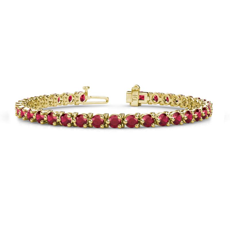 Cliona 4.10 mm Ruby Eternity Tennis Bracelet 