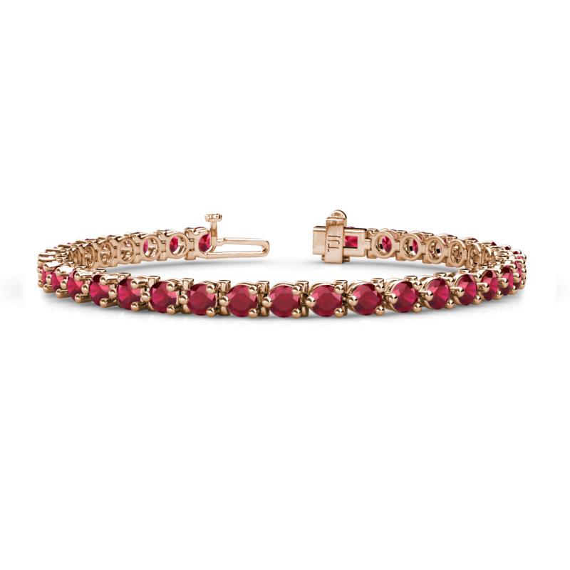 Cliona 4.10 mm Ruby Eternity Tennis Bracelet 