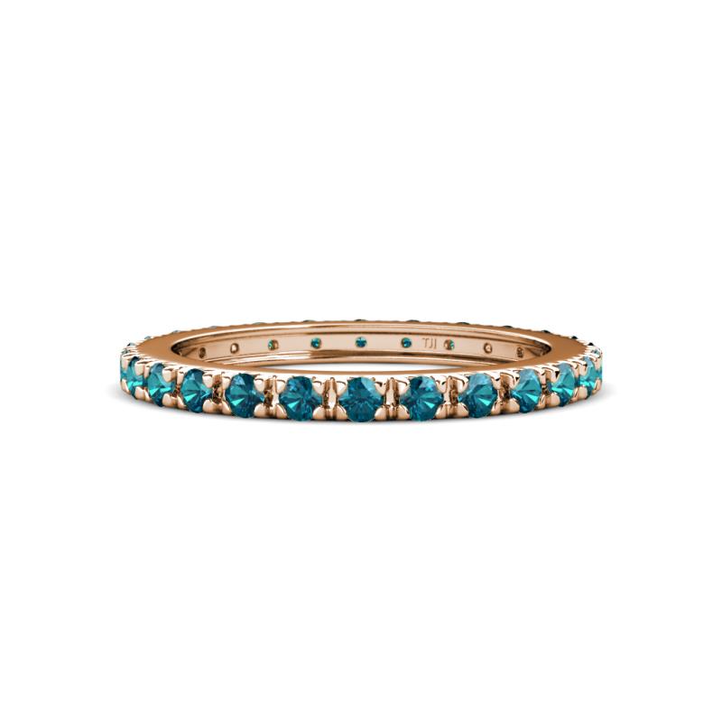 Gracie 0.99 ctw London Blue Topaz (2.30 mm) Women Eternity Band 