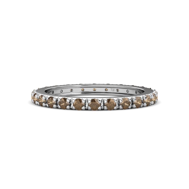 Gracie 0.99 ctw Smoky Quartz (2.30 mm) Women Eternity Band 