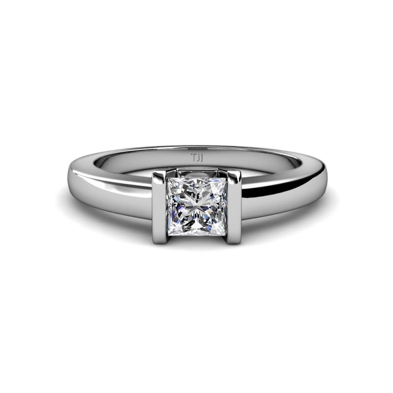 Izna Princess Cut Diamond Solitaire Engagement Ring 