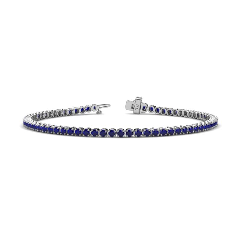 Izarra 2.30 mm Blue Sapphire Eternity Tennis Bracelet 