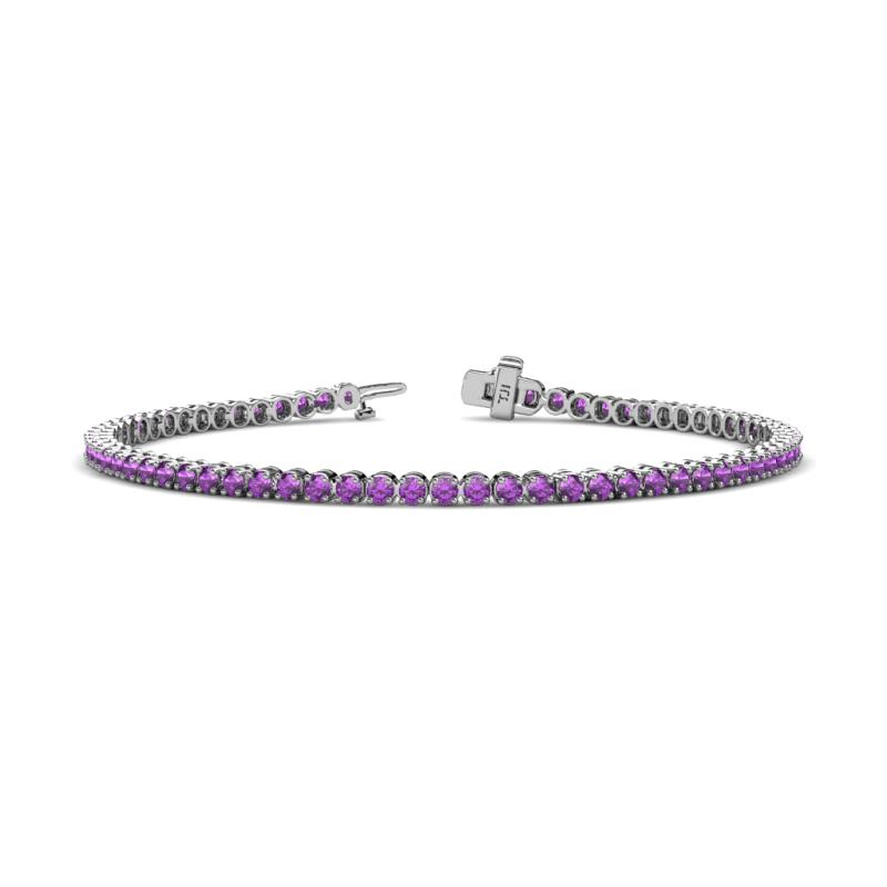 Izarra 2.30 mm Amethyst Eternity Tennis Bracelet 