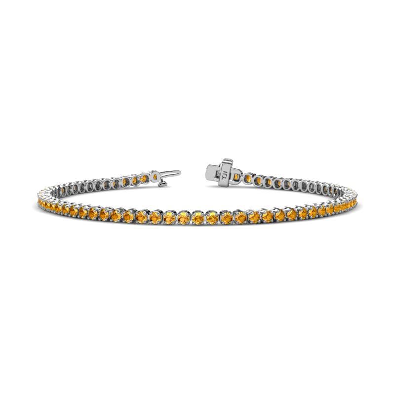 Izarra 2.30 mm Citrine Eternity Tennis Bracelet 