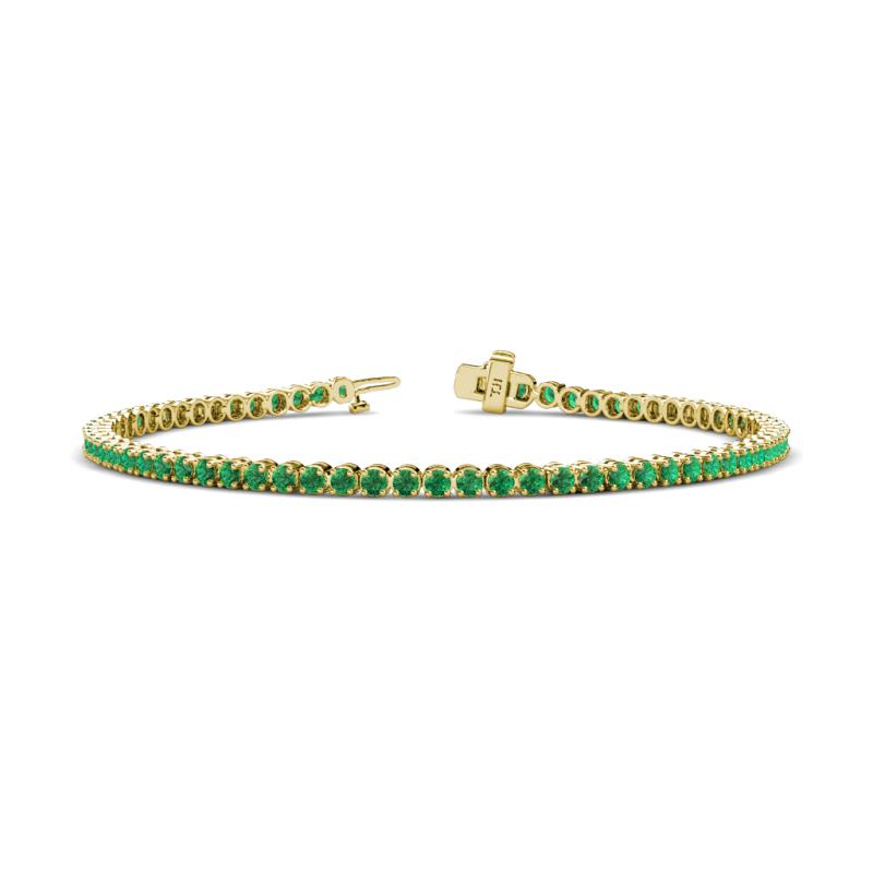 Izarra 2.30 mm Emerald Eternity Tennis Bracelet 