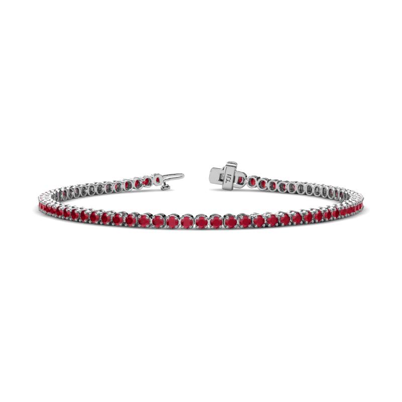Izarra 2.30 mm Ruby Eternity Tennis Bracelet 