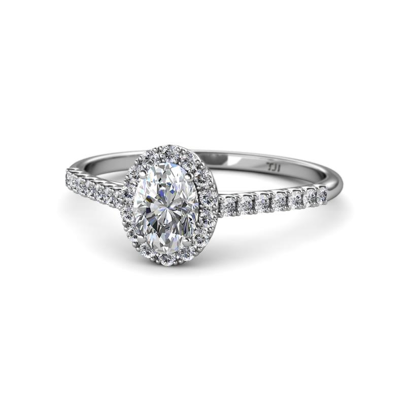 Marnie Desire Diamond Halo Engagement Ring 