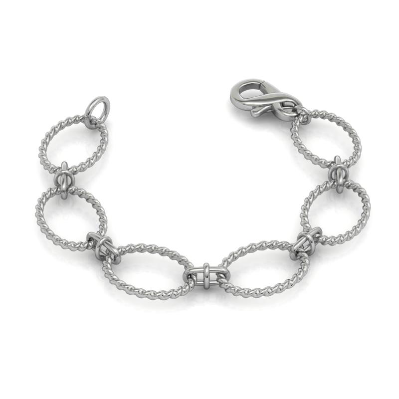 Lady Dragon Oval Link Bracelet 