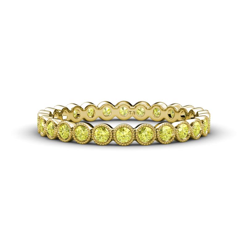 Arria 2.40 mm Yellow Diamond Eternity Band 